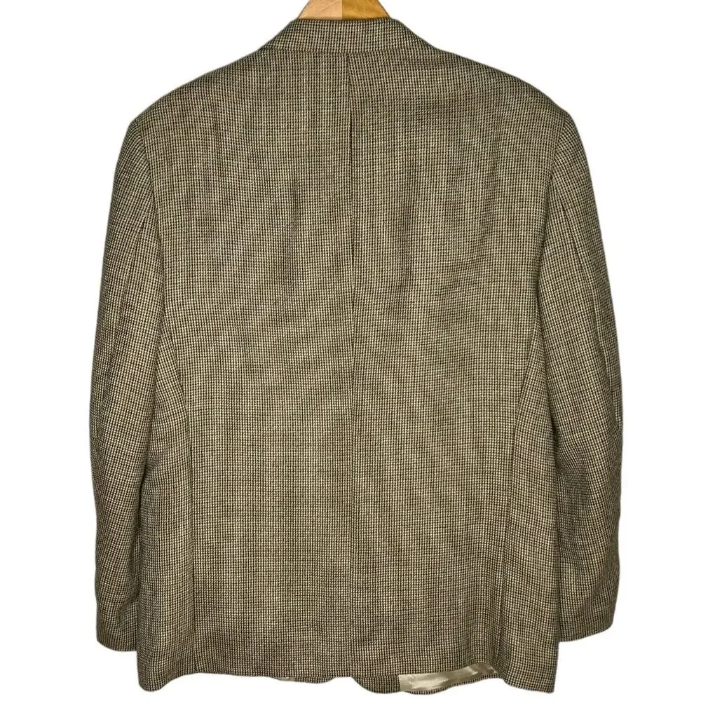 Oscar De La Renta Mens Wool Blazer Jacket 3-Button Size 42L